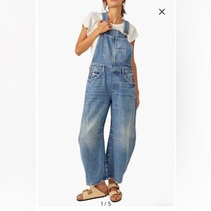 Good Luck Barrel overalls size small